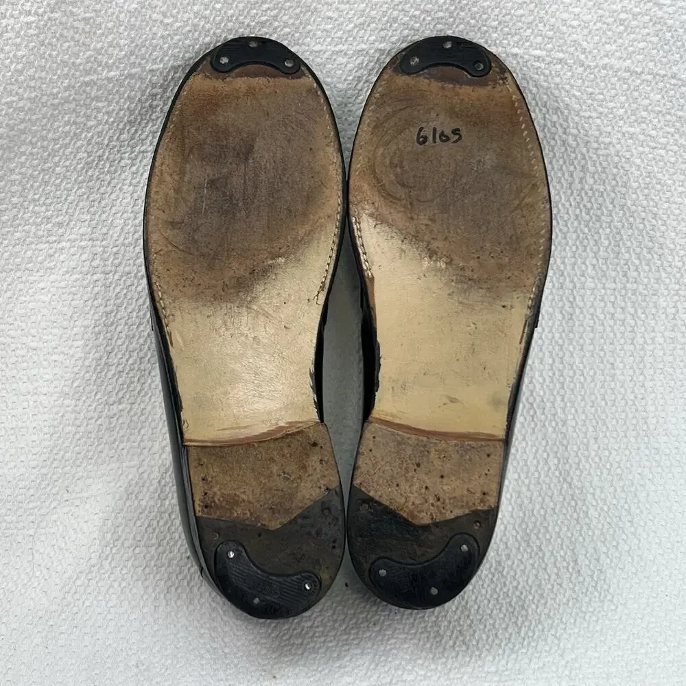 COLE HAAN CITY Mens Sz 9 Office Career Leather Tassel Loafers Shoes
